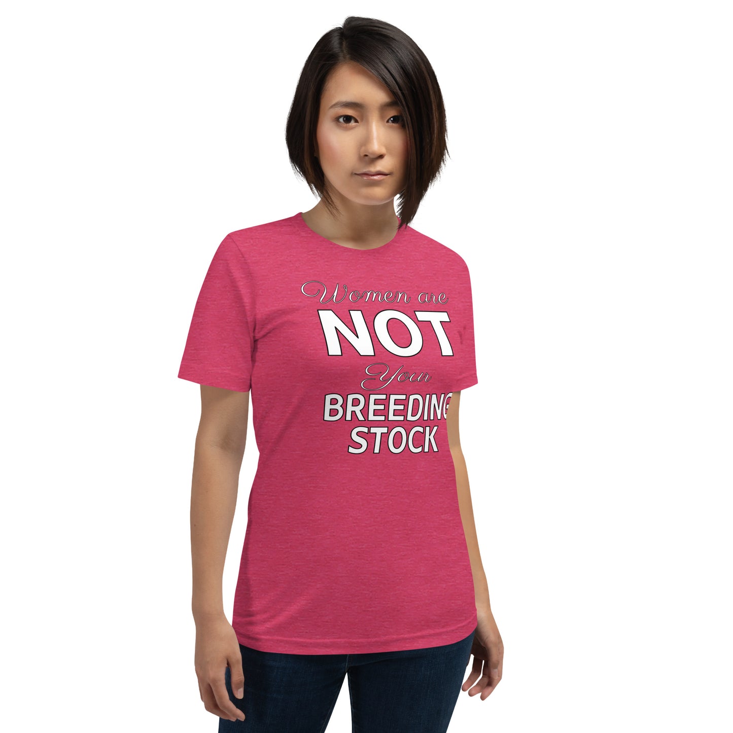 Women Are Not Your Breeding Stock T-shirt