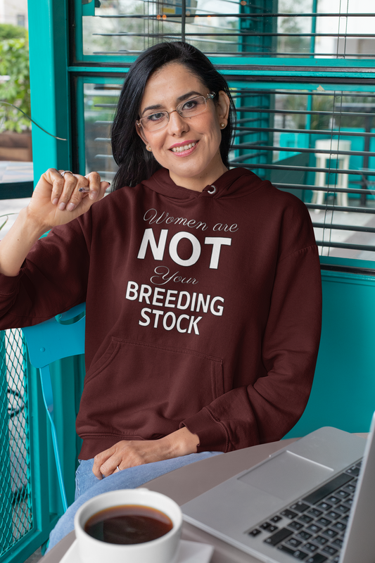 Women Are Not Your Breeding Stock Hoodie